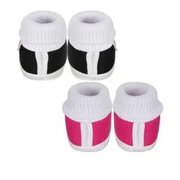 NESKA MODA Kids Pair Of 2 Cotton Booties image 5