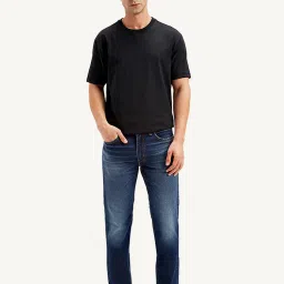 levi's Men's 511 Navy Blue Slim Fit Mid Rise Jeans image 3