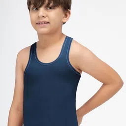 AMUL COMFY Boys Pack Of 5 Pure Cotton Innerwear Vests AC-DF-VE-RN-KIDS-ASSORTED-45-5PC image 5