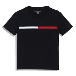 Tommy Hilfiger Boys Striped Round Neck Cotton T-shirt-picture-27
