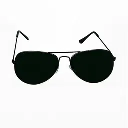 Arzonai Unisex Pack of 2 Blue & Black Aviator Sunglasses With UV Protected Lens image 4