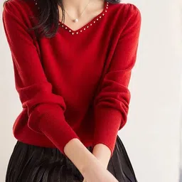 DressBerry Women Pullover with Embellished Detail image 3