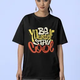 Reifica Women Printed Drop-Shoulder Sleeves Pockets T-shirt-picture-26