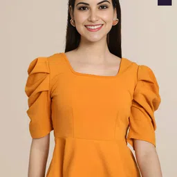 Mast & Harbour Pack Of 2 Women Solid Peplum Regular Top-picture-32
