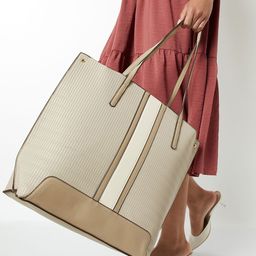 max Women Solid Colourblocked Bucket Zip Detail Shoulder Bag-picture-21