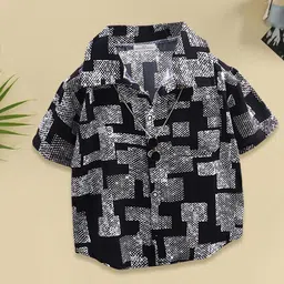 FOREVER FRIDAY Boys Printed Spread Coller Regular Fit Shirt-picture-19