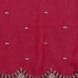 Nirmohi Fashion Ethnic Motifs Embroidered Pure Chiffon Saree image 5