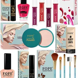 FOPE Set Of 15 Foundation, Compact, Mascara, Lipstick, Nail Polish & Brush Set-picture-26