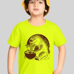 Kiddy Viddy Boys Graphic Printed Round Neck T-shirt-image-66
