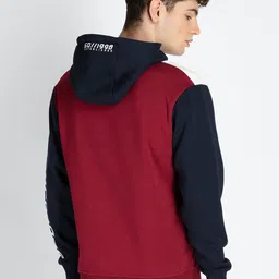 Status Quo Men Colourblocked Hooded Sweatshirt image 4