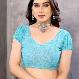 MAHALASA Floral Printed Pure Georgette Saree image 3