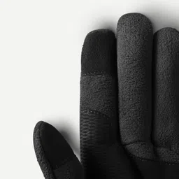 quechua Adult mountain trekking fleece gloves - MT500 Black image 4