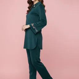 Wineberry Women Tunic with Trousers image 3