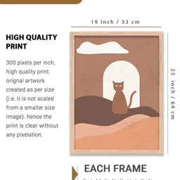 walllane Modern Wall Art With Frame Home Decor Wall Painting For Living Room Office Bedroom image 2