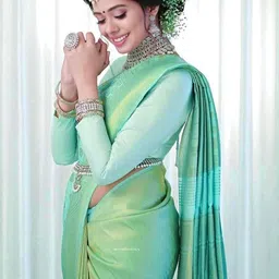 ZIKARAA Woven Design Zari Handloom Saree-picture-24