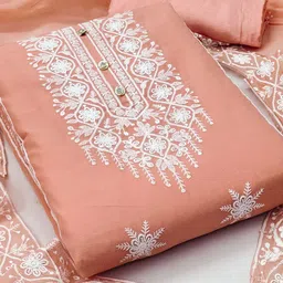 SAINOOR Embroidered Unstitched Dress Material-picture-33