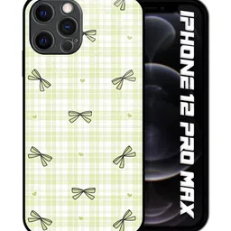 QRIOH Geometric Printed iPhone 12 Pro Max Back Case Mobile Accessories-picture-28