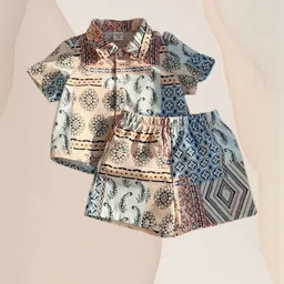 NAAMJAP Kids-Unisex Pure Cotton Printed Clothing Set image 2