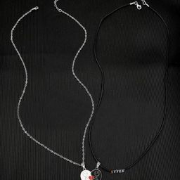 J.S ENTERPRISES Heart Shaped Pendants with Chains-picture-35