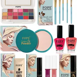 FOPE Set Of 14 Foundation, Compact, Lipstick , Nail Paint, Eyeshadow, Mascara & Eyeliner-picture-23