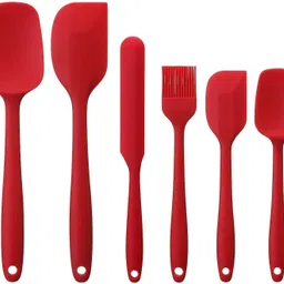 mungat 6-Piece Premium Heat-Proof Silicone Spatula for Cooking, Mixing & Baking Kitchen Tool Set-picture-17