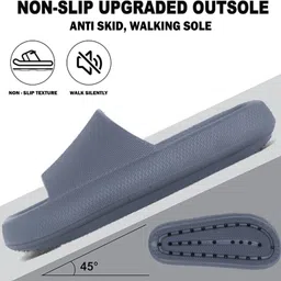 doctor extra soft Men's Classic Ultra Soft Sliders/Slippers with Cushion FootBed for Adult D-504 Men Slides image 5