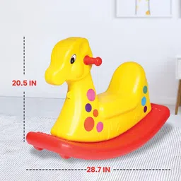 playgro Giraffe Ride-On Toy for Kids | Toddler Baby Rocker Toys Scooter Non Battery Operated Ride On image 4