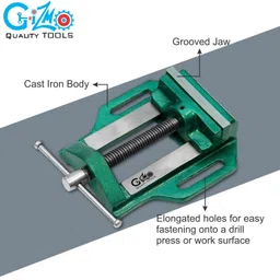 gizmo Drill Vice, Drill Vise, 4 Inch Cast Iron Drill Press Vise Multi Vise Tool image 2