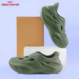 red tape Men Clogs Sandal image 4