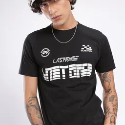 glitchez Typography Printed T-shirt-image-99