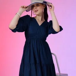 Krunal Raiyani Women Crepe Fit & Flare Maxi Dress-image-71