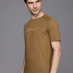 HRX by Hrithik Roshan Pure Cotton Typography Printed Yoga T-shirt image 3