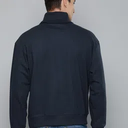 R.Code by The Roadster Life Co. Men Solid Sweatshirt image 2