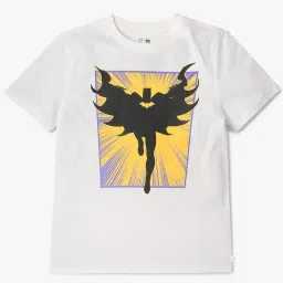 GAP Boys Black And White Regular Fit Character Based Short Sleeves T-Shirt image 4