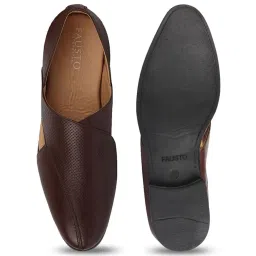 Fausto Men's Brown Casual Loafers image 4