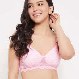 Clovia Baby Pink Non Wired Padded T-Shirt Bra-picture-17