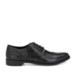 Carlo Romano Men's Black Brogue Shoes-picture-14