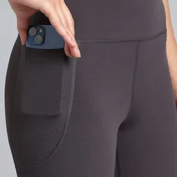 CULT Women COMFlex Dark Grey Performance Flare Track Pants image 2