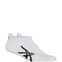 Asics White Polyester Logo Ankle Length Socks-image-36
