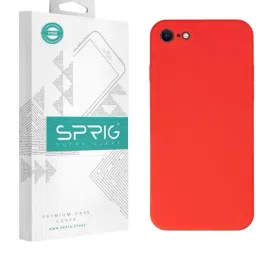 Sprig TPU Matte Back Cover for APPLE iPhone 7 (Red)-picture-12