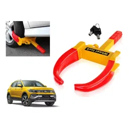 Auto Pearl Claw Type Anti Theft Wheel Clamp Lock for Volkswagen Tiguan 2.0 TDI Comfortline 2021-image-69