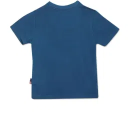 U.S. Polo Assn. Kids Blue Logo Print T-Shirt image 2