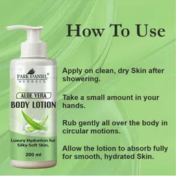Park Daniel Set Of 3 Aloe Vera Body Lotion- 200 ml Each image 2