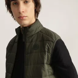 Lindbergh Olive Regular Fit Quilted Jacket image 4