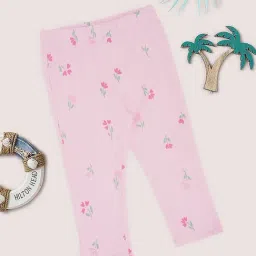 Pantaloons Baby Girls Cherry Blossom Printed Jeggings-image-27