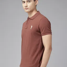 U.S. Polo Assn. Polo Collar Pure Cotton Slim Fit T-shirt image 2