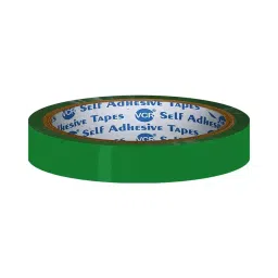 VCR 50 m x 12 mm Biaxially Oriented Polypropylene Green Color Tape, 288 Rolls Per Pack-picture-25