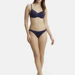 Jockey 1723 Classic Navy Wirefree Padded Medium Coverage T-Shirt Bra image 5