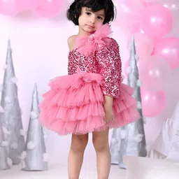 Foreverkidz Floral Net Fit & Flare Dress-picture-55