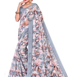 Lichee Floral Printed Saree-picture-10